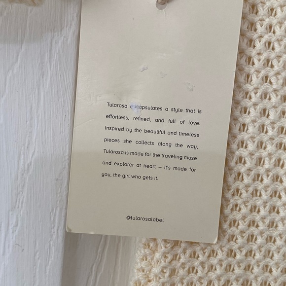 NWT TULAROSA Revolve Crochet Archer Mini Dress S - Picture 8 of 15